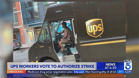 UPS workers vote to authorize strike in high-stakes negotiations for a new contract